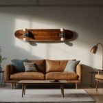 how to hang skateboard on wall